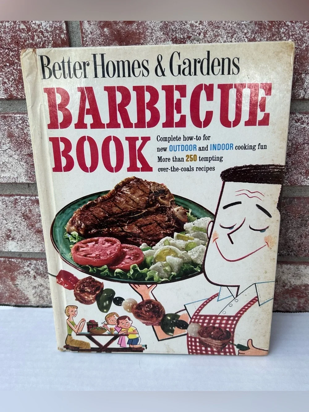Better Homes & Gardens Barbecue Book Vintage Hardcover 1959 Recipes Cookbook
